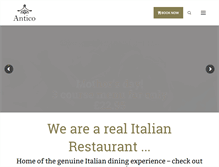 Tablet Screenshot of anticorestaurant.com